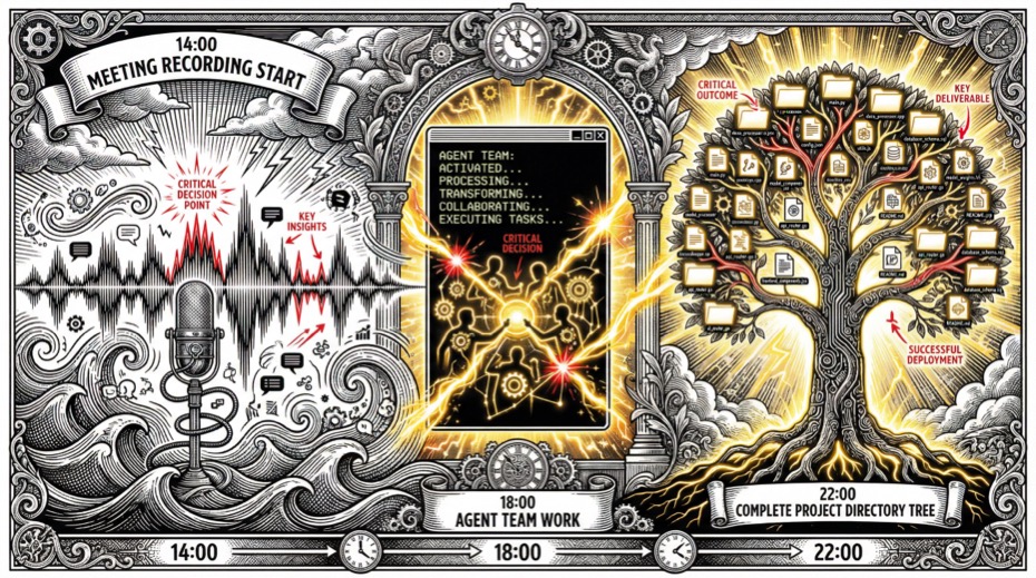 一个下午,从会议录音到可运行项目