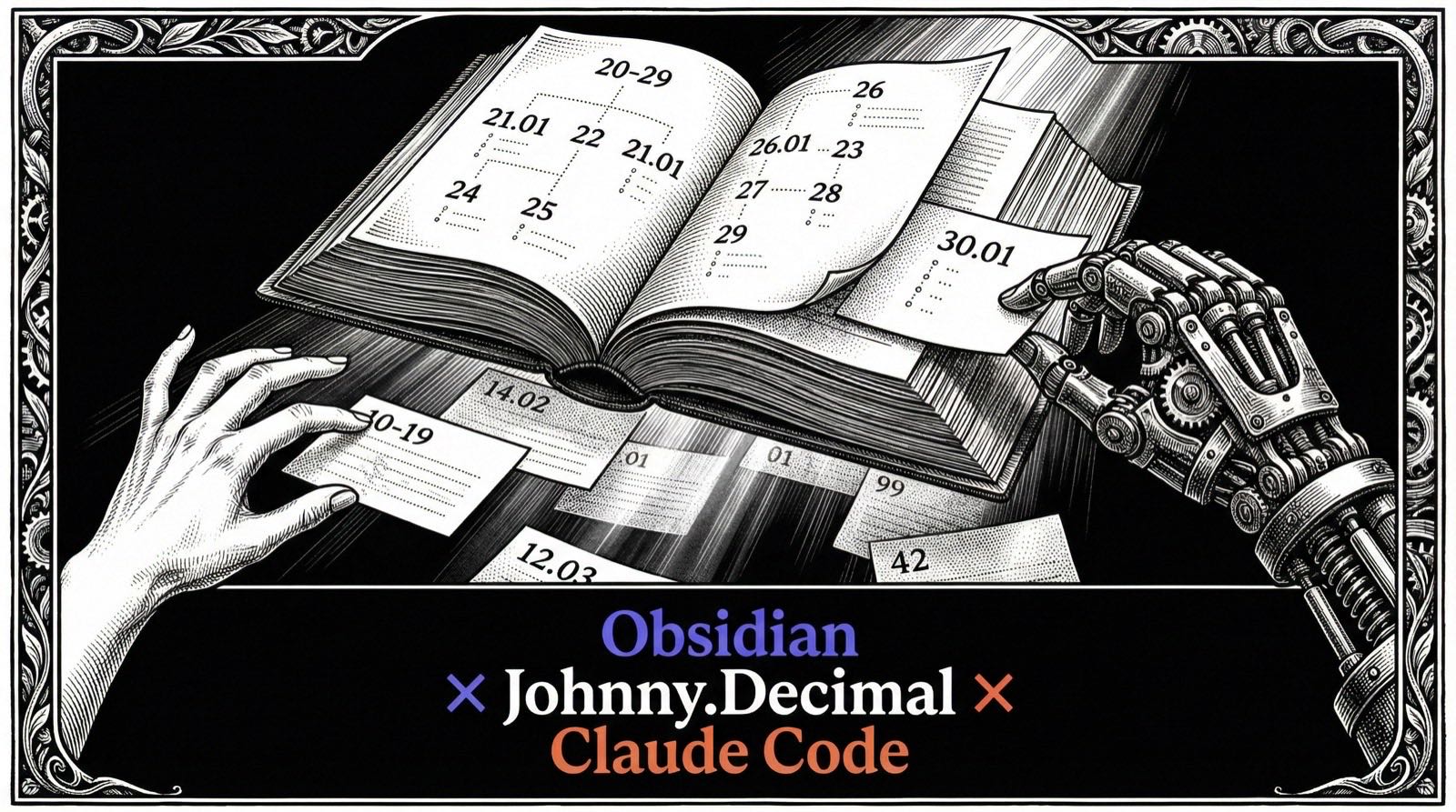 我用 Claude Code 给 7500+ 篇笔记做了 Johnny.Decimal 化